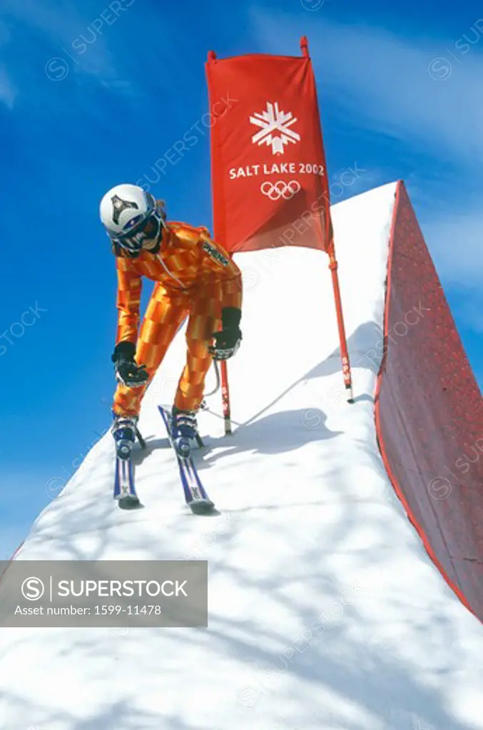 Downhill skiing exhibit at 2002 Winter Olympics, Salt Lake City, UT