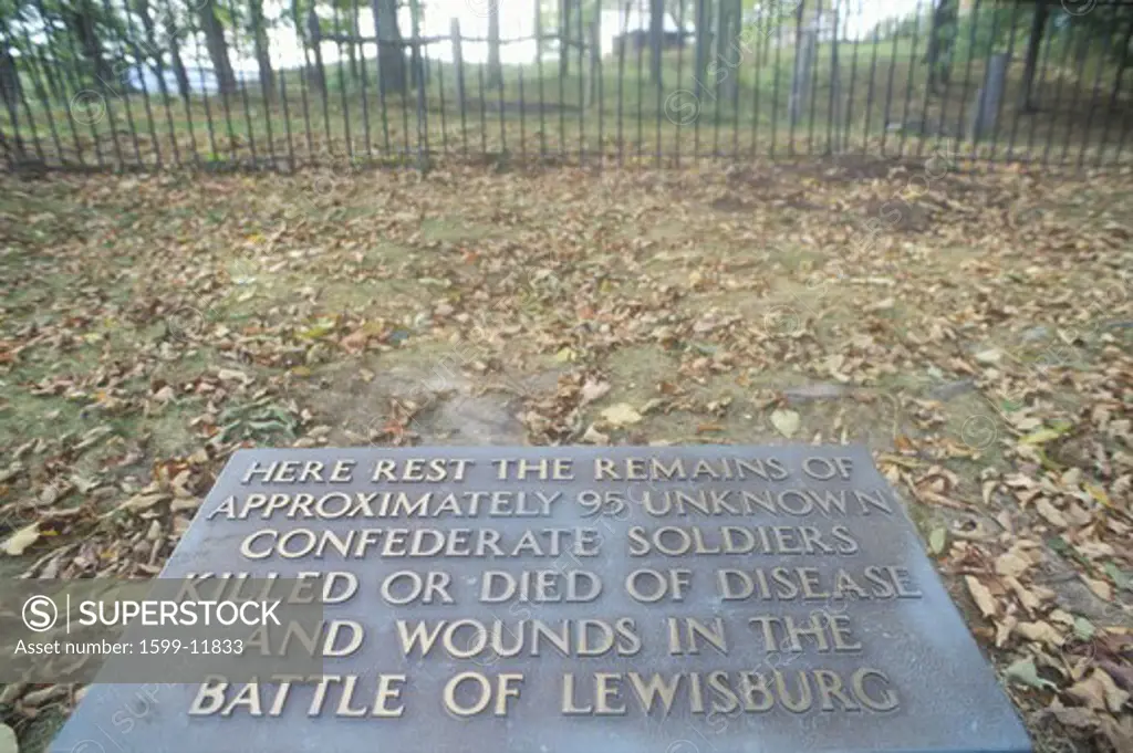 Memorial to unknown Confederate soldiers, Lewisburg, West VA