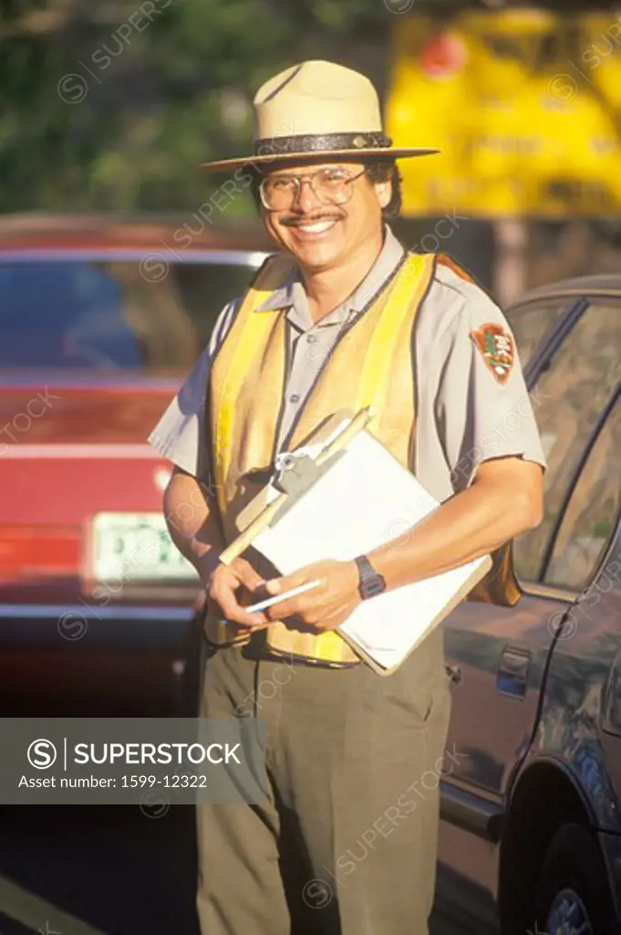 A park ranger, Zion National Park, UT