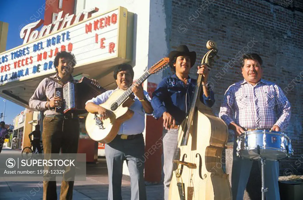 Mexican street musicians, Oxnard, CA