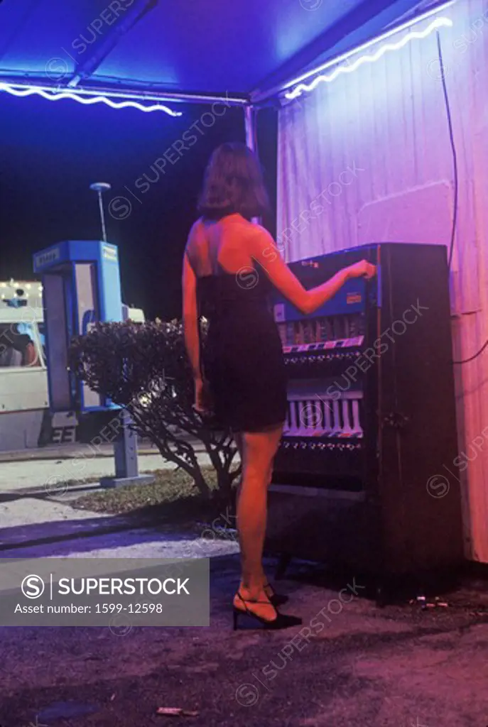 Nightclub Scene from set of 'Temptation', feature film, Miami, FL