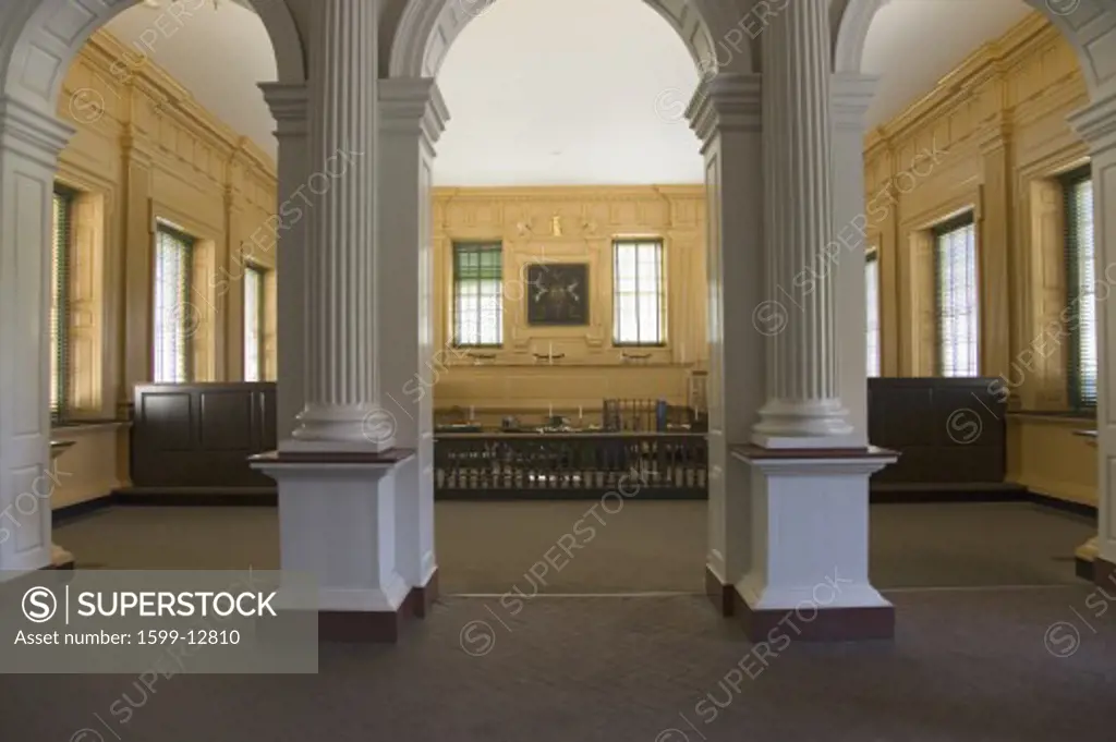 The Independence Hall courtroom, the Halls of Democracy, Philadelphia, Pennsylvania