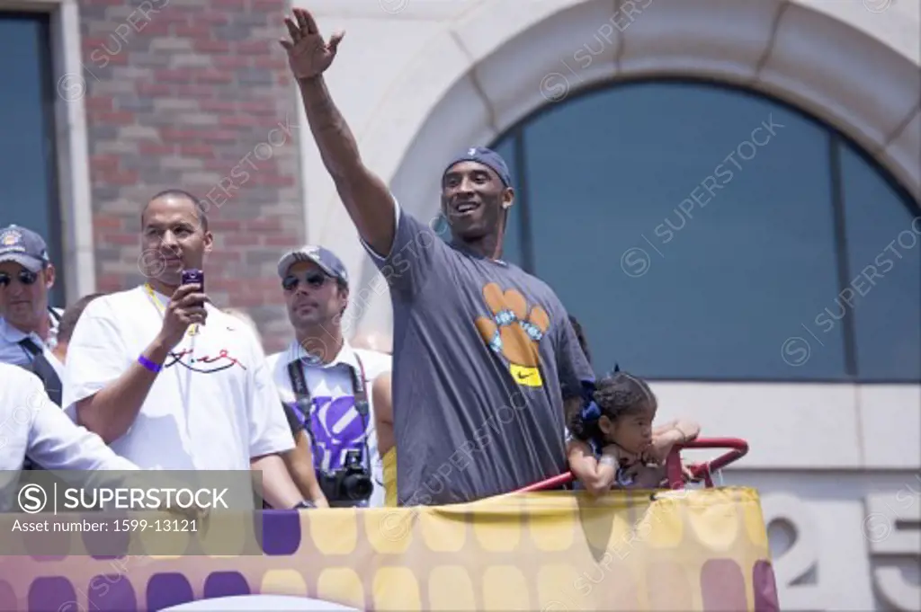 Victory parade for 2009 NBA Champion Los Angeles Lakers, June 16, 2009