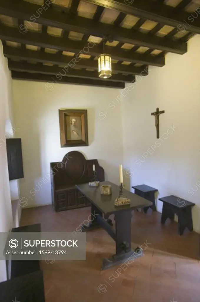 This little cell is where America was born, it is where Christopher Columbus and Franciscans met and prayed at the 15th-century Franciscan Monasterio de Santa María de la Rábida, Palos de la Frontera, the Huelva Provence of Andalucia and Southern Spain, the site where Christopher Columbus planned and departed from the Old World to the New World in August 3 of 1492