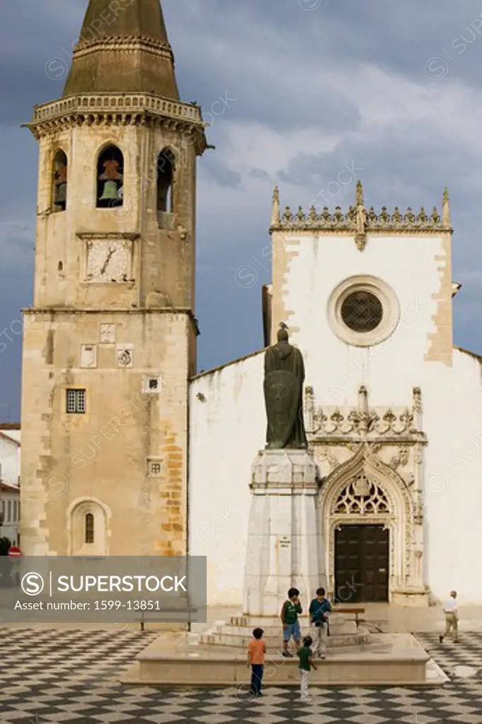 Church of Santa Maria do Olival was considered as the mother church of the Order of the Knights Templar in Portugal and it is the resting place of many of the past Masters, Tomar, Portugal