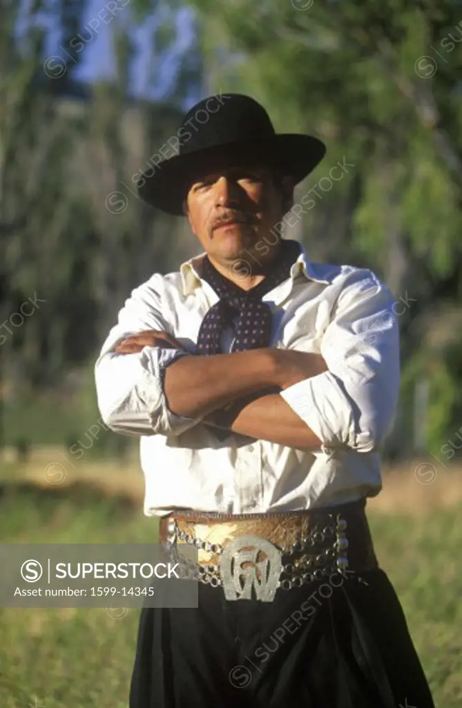 Argentinean gaucho cowboy in El Calafate, Patagonia, Argentina