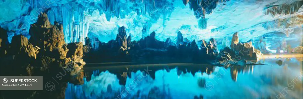Reed Flute Cave in Guilin, Guangxi Province, People's Republic of China