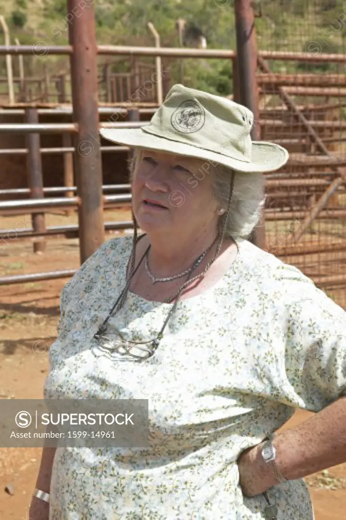 Daphne Sheldrick of the David Sheldrick Wildlife Trust in Nairobi, Kenya, the woman who saves orphan African Elephants