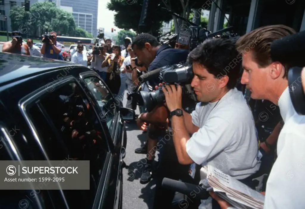 Media Spectacle, News Coverage of O.J. Simpson Pre-Trial, Los Angeles California