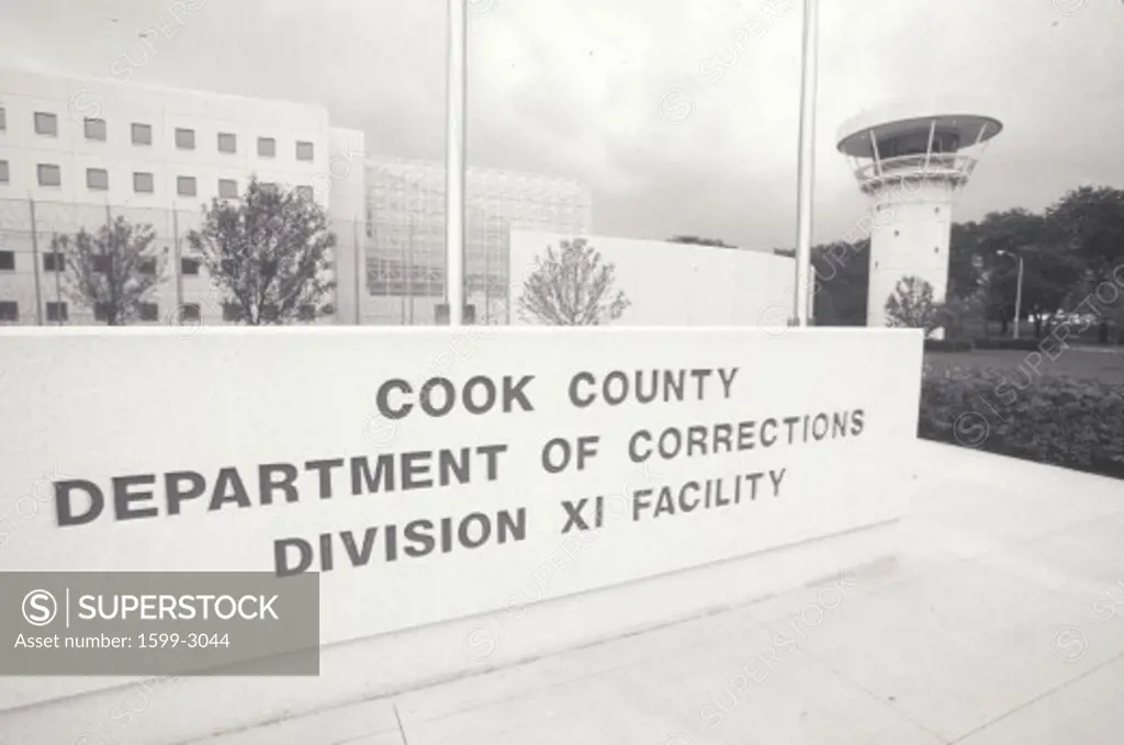 Entrance to Cook County Department of Corrections, Chicago, Illinois