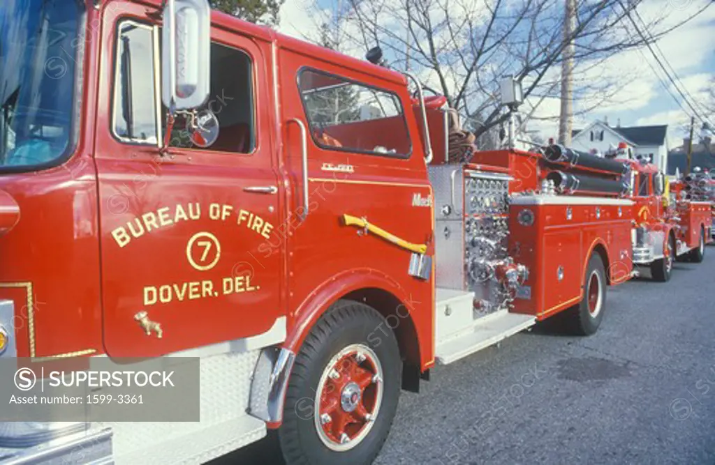 Fire engine, Dover, Delaware