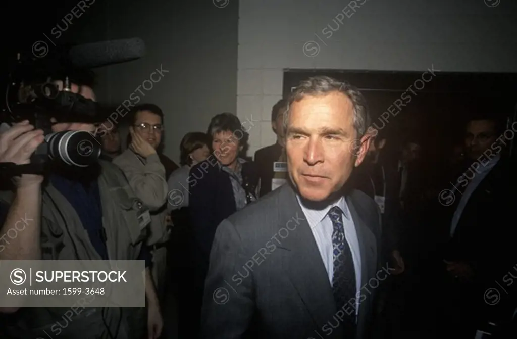 George W. Bush at the New Hampshire Presidential Candidates Youth Forum, January 2000