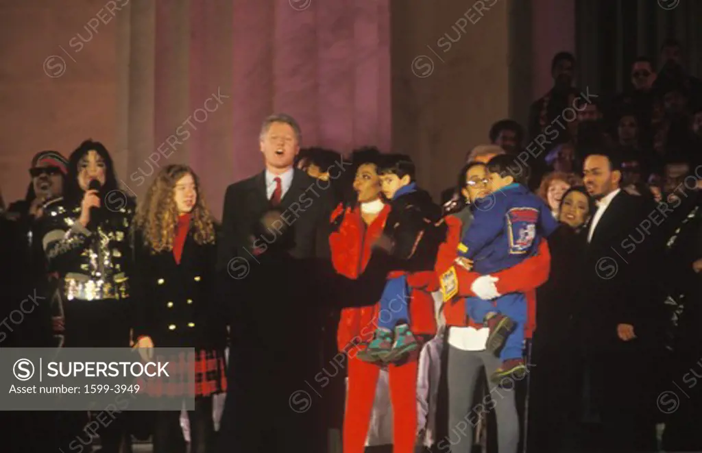 Bill Clinton, 42nd President, at Inauguration Day celebration January 20, 1993 in Washington, DC