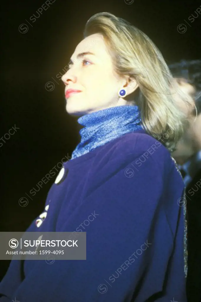 Hillary Rodham Clinton at a Kentucky campaign rally in 1992 on Clinton/Gore's final day of campaigning in Paducah, Kentucky