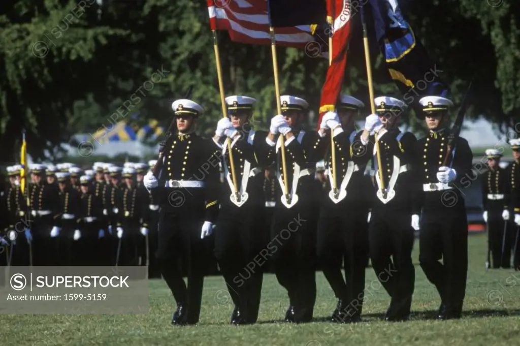 Midshipmen Color Guard, United States Naval Academy, Annapolis, Maryland