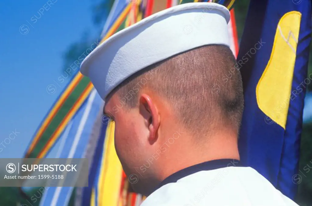 Rear View of Sailor, Desert Storm Victory Parade, Washington, D.C.