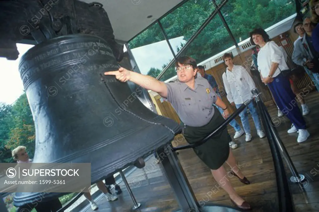 Liberty Bell and Tour Group, Philadelphia, Pennsylvania