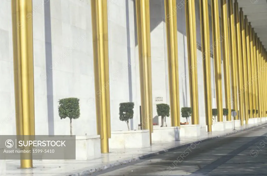 Columns of the Kennedy Center for the Performing Arts, Washington, D.C.