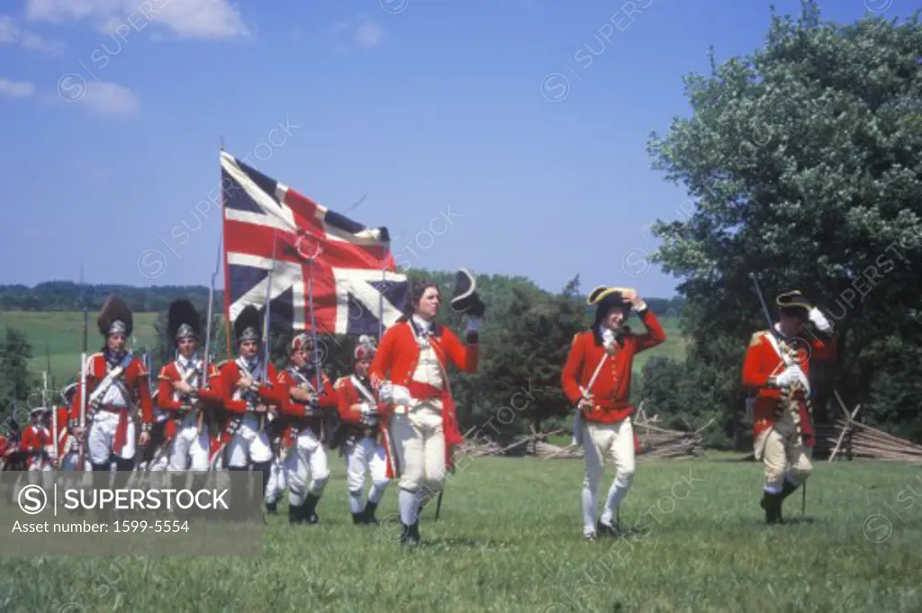 Revolutionary War Reenactment, Freehold, New Jersey, 218th Anniversary of Battle of Monmouth,1778