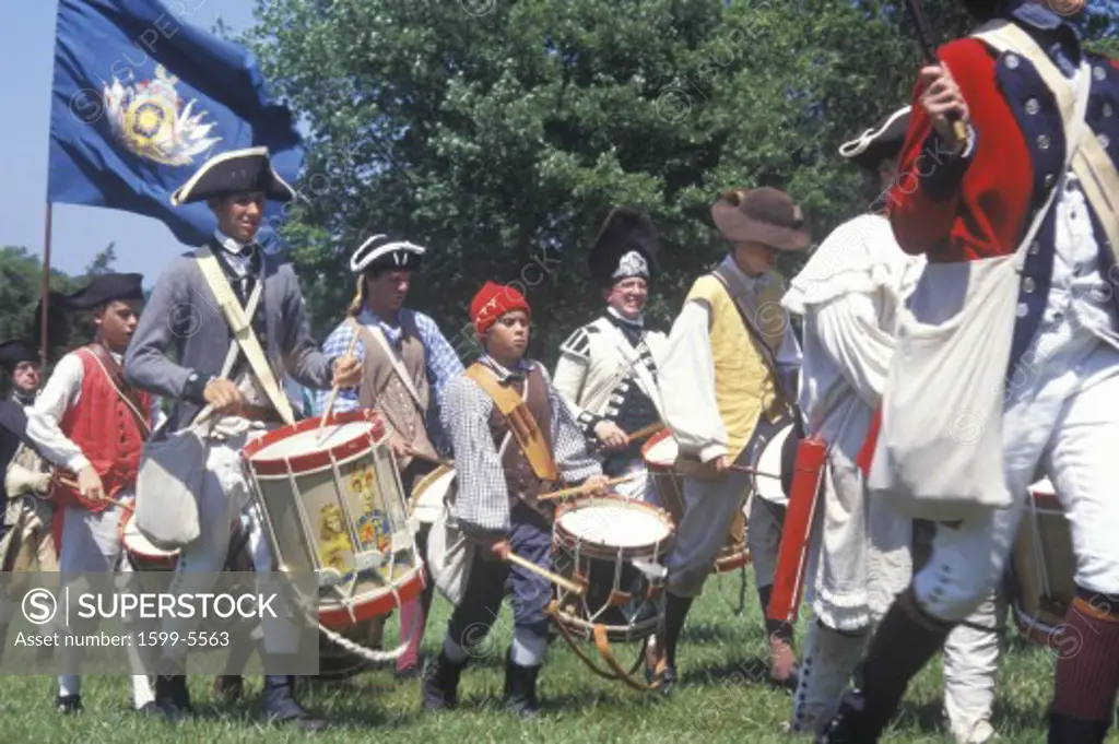 Revolutionary War Reenactment, Freehold, NJ, 218th Anniversary of Battle of Monmouth,1778