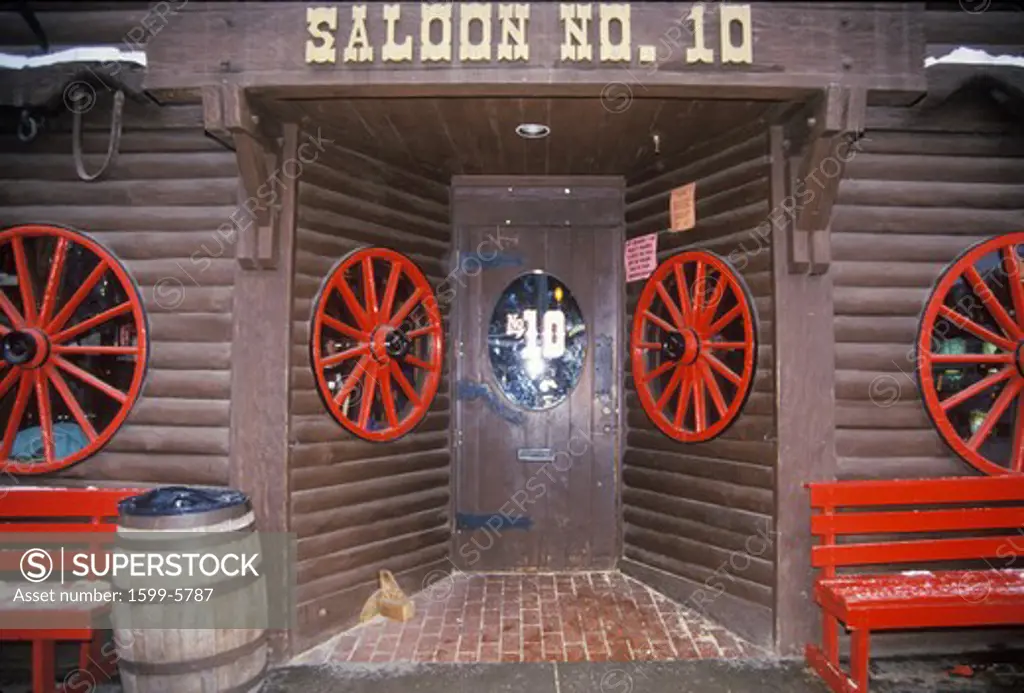Entrance to saloon in Deadwood, SD