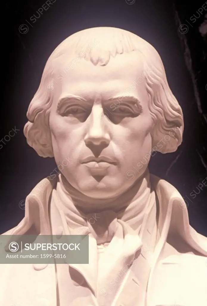 Statue of James Madison, father of the US Constitution, Library of Congress, Washington D.C.