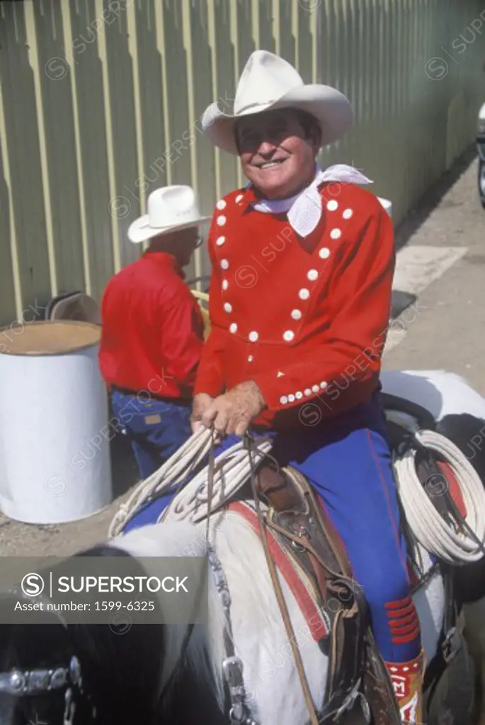 Legendary Monty Montana, cowboy, Labor Day rodeo, Ellensburg, Washington