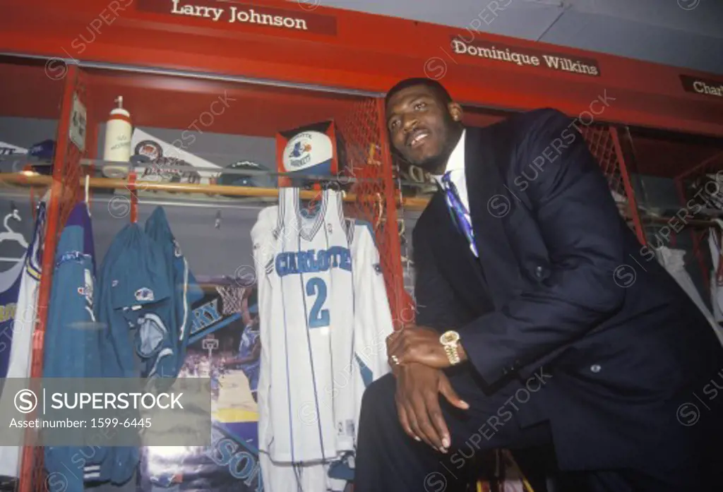 Induction of Larry Johnson into the NBA Hall of Fame, Springfield, MA