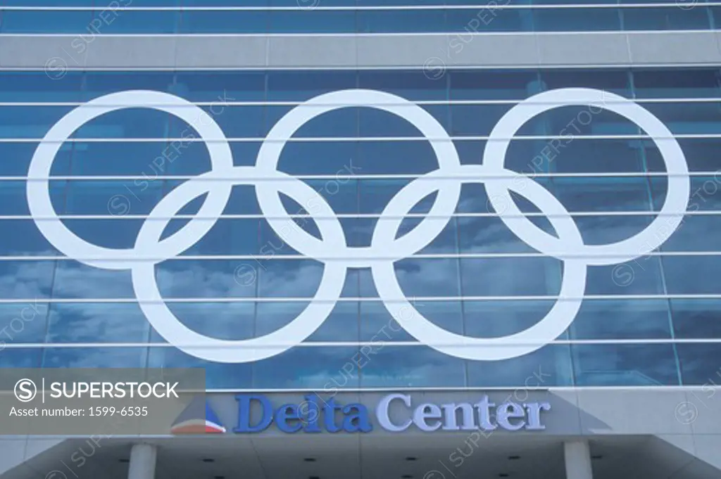 Salt Lake City, Utah, 2002 Winter Olympics, Olympic Rings, Delta Center