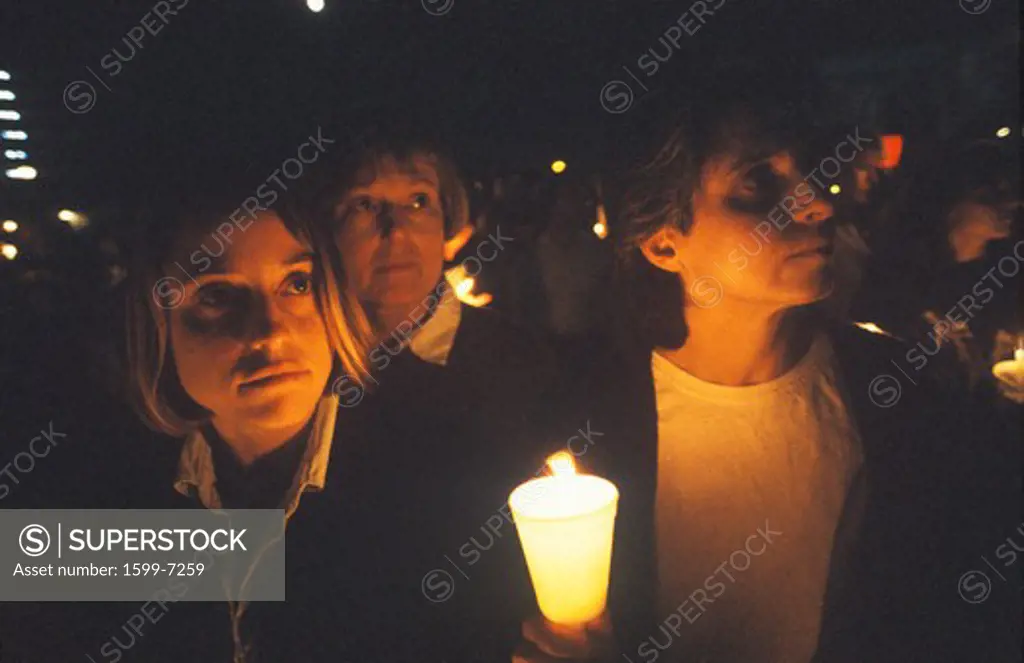 Three Women with Candle, Women for Ending Bosnian War