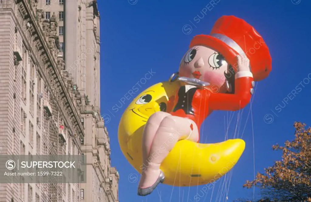 Betty Boop Balloon in Macy's Thanksgiving Day Parade, New York City, New York