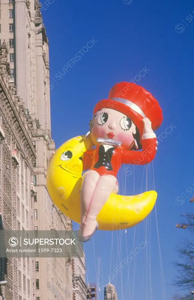 Betty Boop Balloon in Macy's Thanksgiving Day Parade, New York City, New York