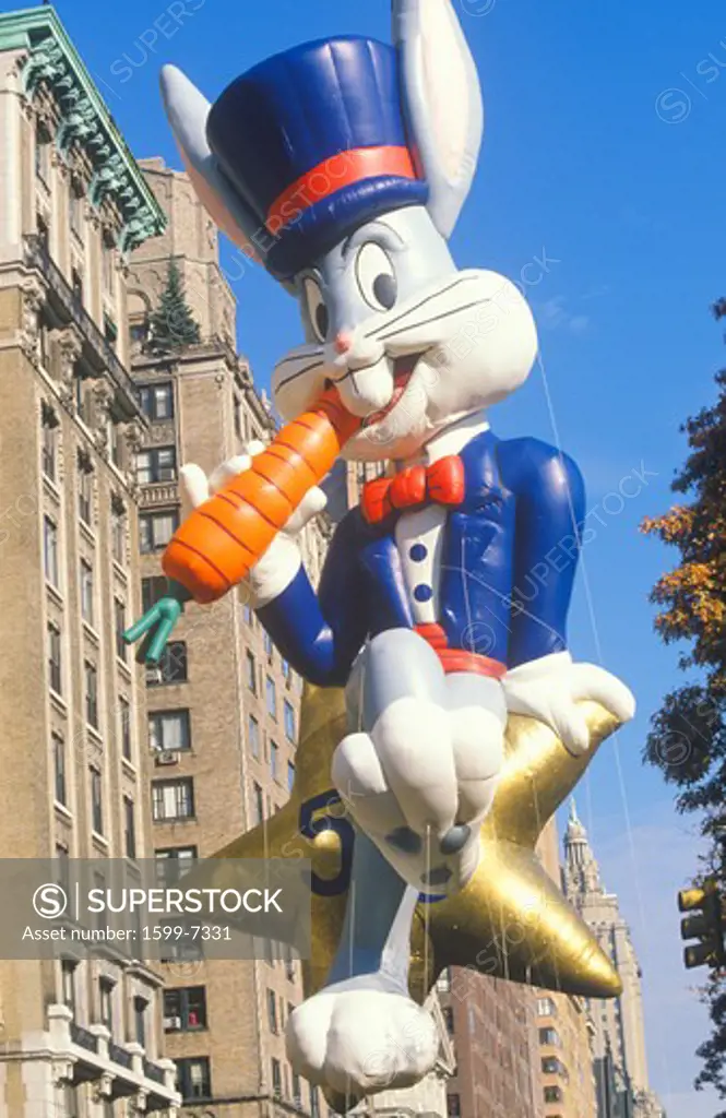 Bugs Bunny Balloon in Macy's Thanksgiving Day Parade, New York City, New York