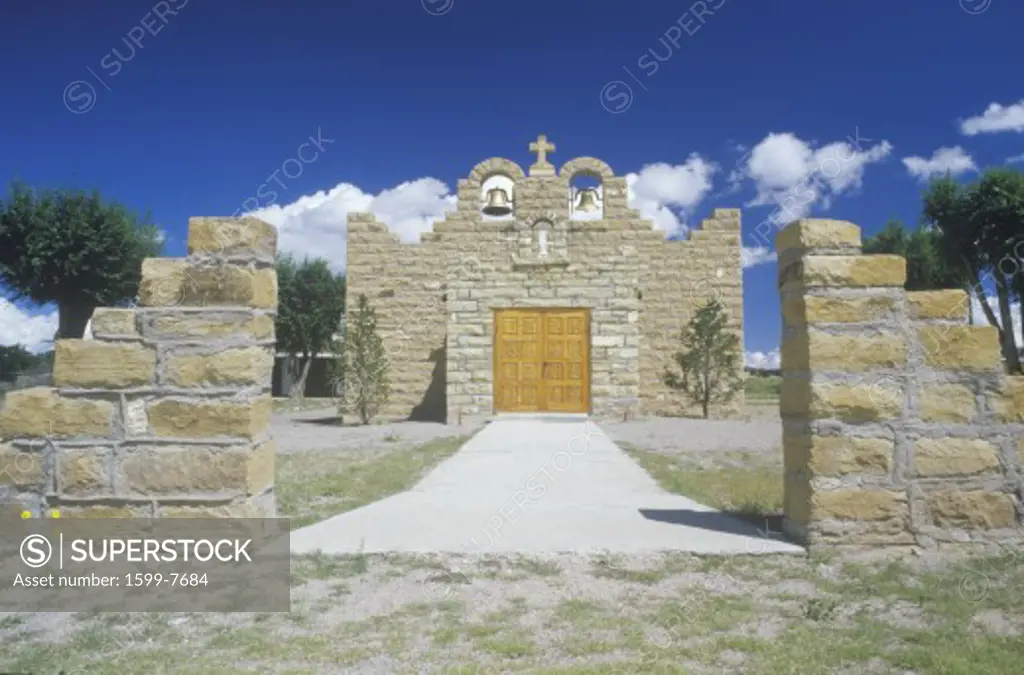 The Sacred Heart Church or Mission in Quemado New Mexico