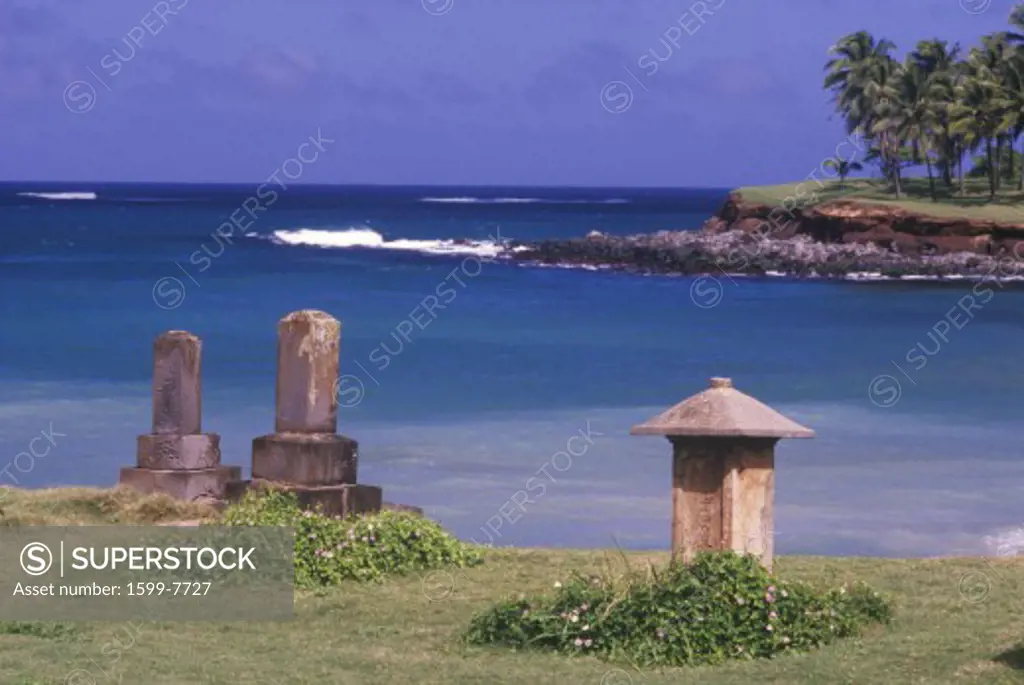 A Buddhist cemetery in Maui Hawaii