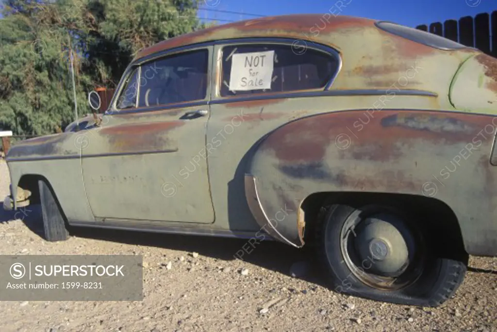 A not for sale used car in Barstow, California