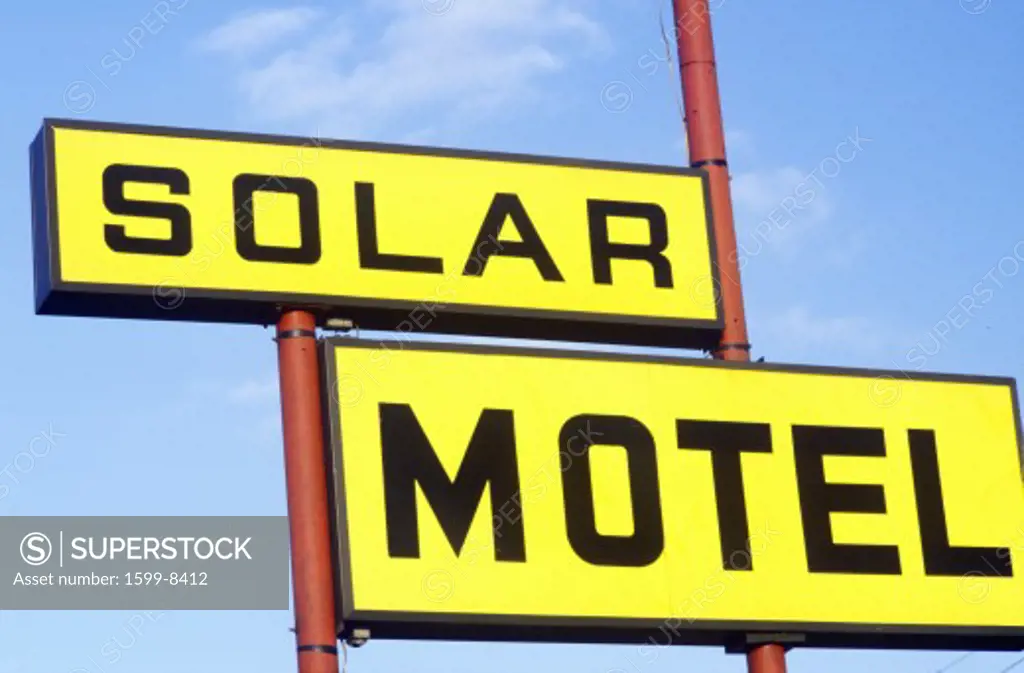 Solar Motel sign