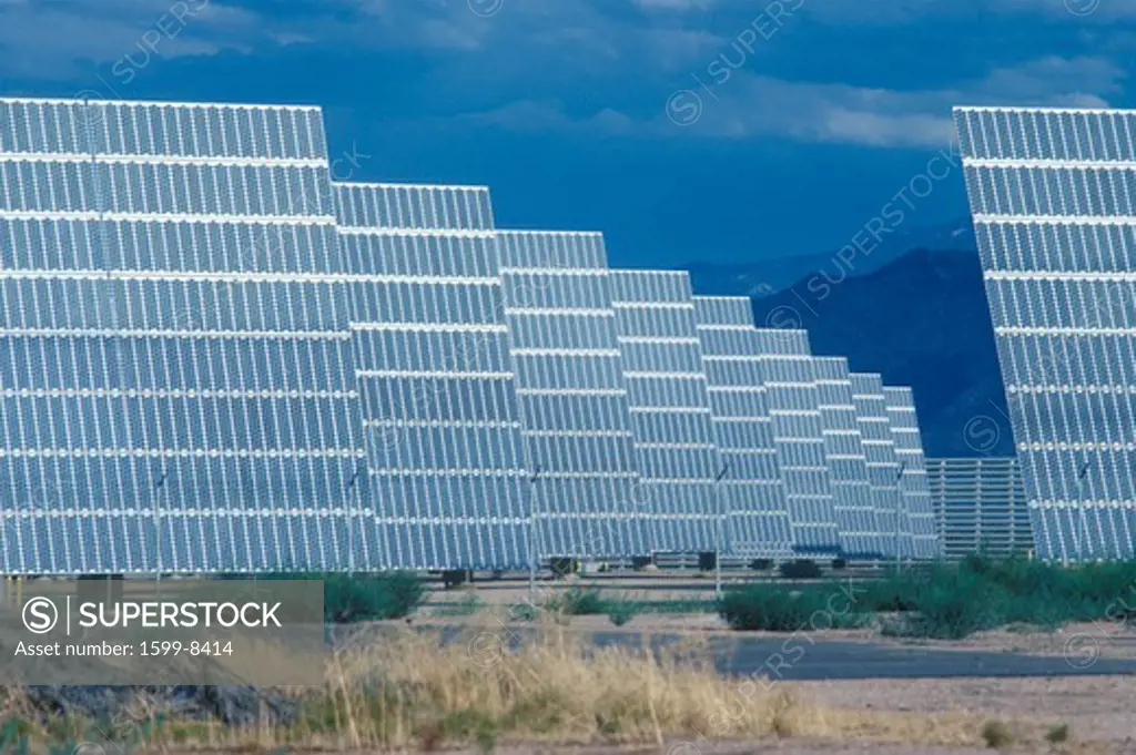 ARCO photovoltaic solar panels in Hesperia, CA