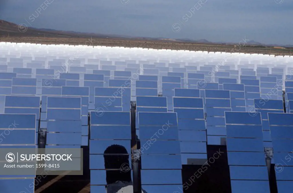 Solar One panels at South California Edison Plant in Barstow, CA