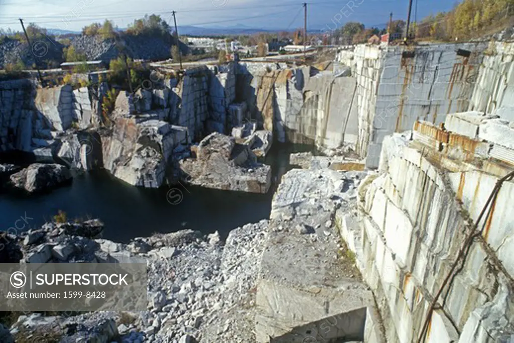 The largest monumental granite quarry in Barre, VT