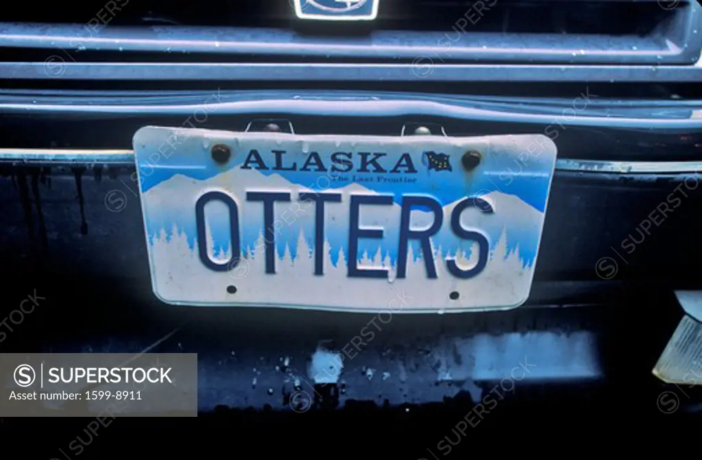 Vanity License Plate - Alaska
