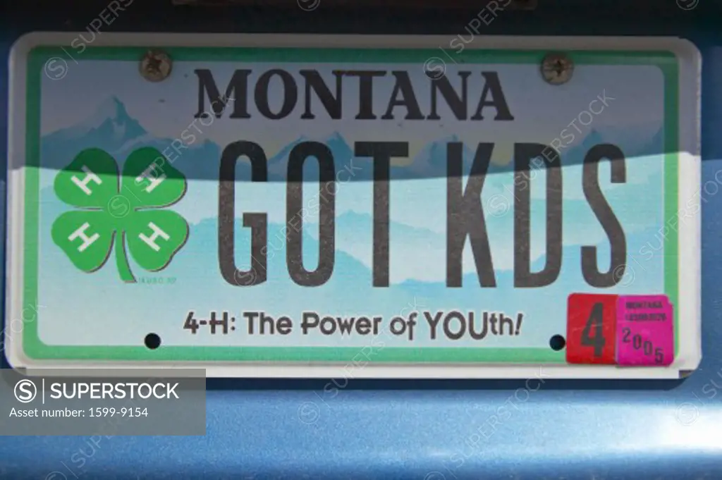 Vanity License Plate - Montana