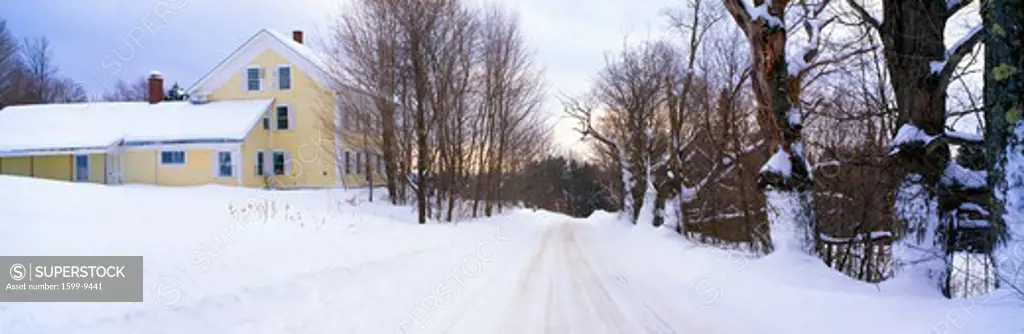 Farm Covered in Snow, Darling Hill Road, Lyndonville, Vermont