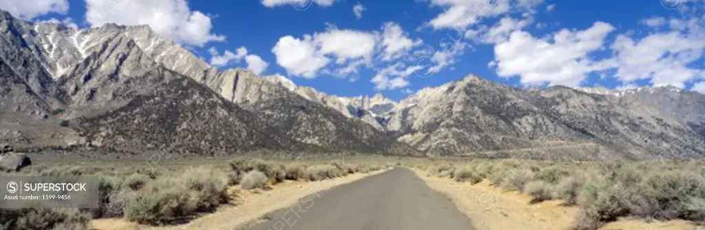 Road to Mount Whitney, Lone Pine, Sierras, California
