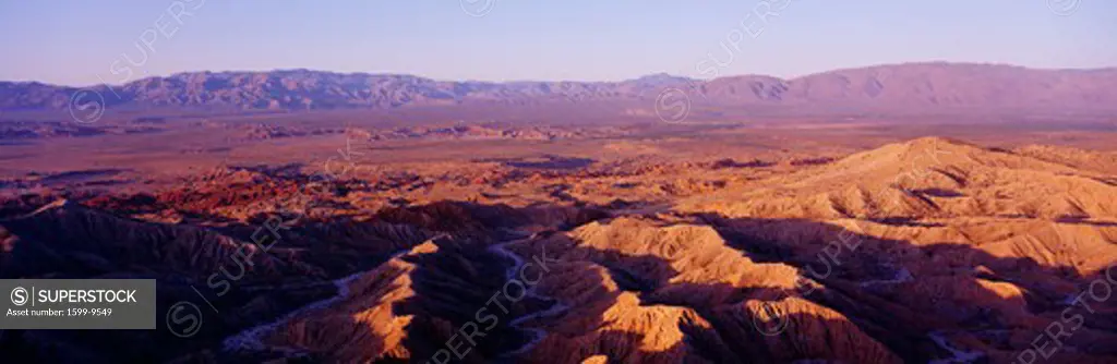 Font's Point, Anza Borrego Desert State Park, Sunrise, California