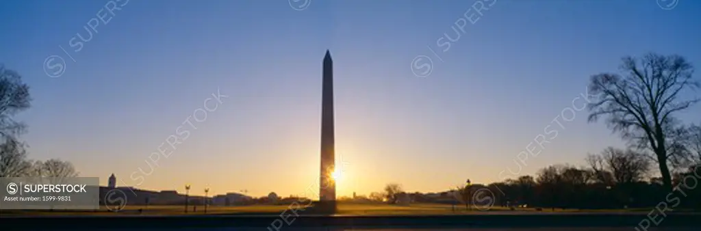 Washington Monument at sunrise, Washington DC