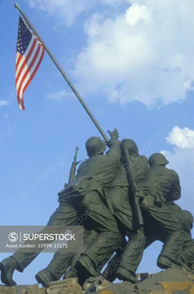 Statue of Iwo Jima, U.S. Marine Corps Memorial at Arlington National Cemetery, Washington D.C.