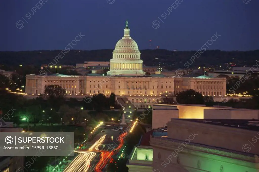 Capitol Building at night
