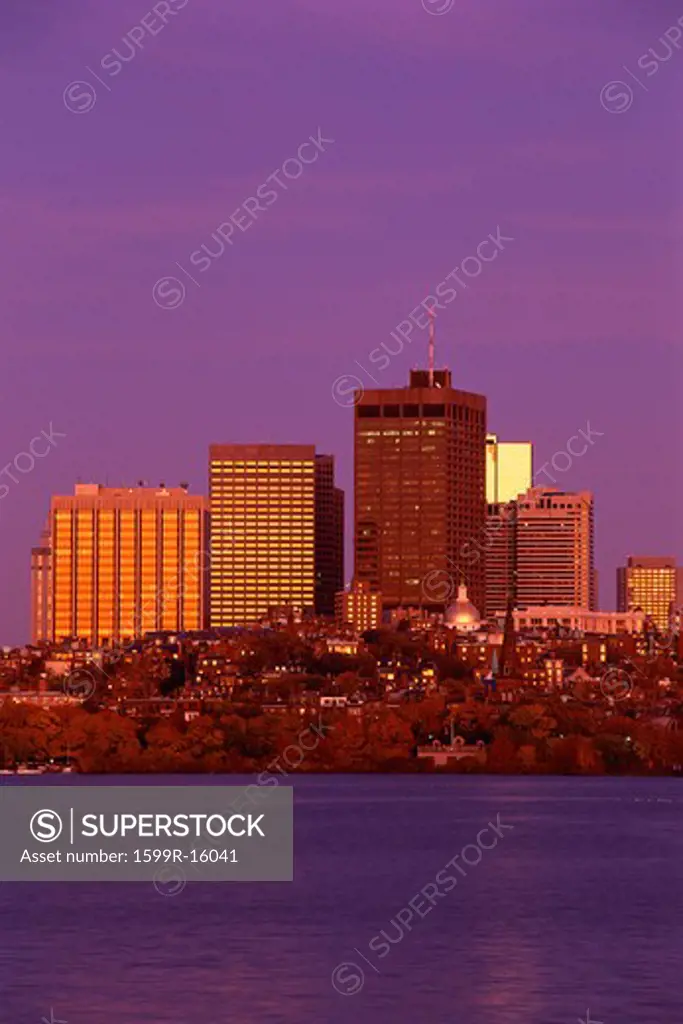 Boston skyline and Charles River