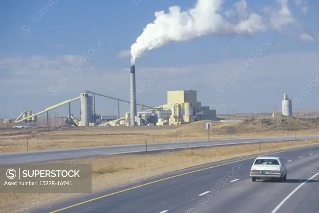 America's largest air-cooled steam-electric power plant in Wyodak, Wyoming